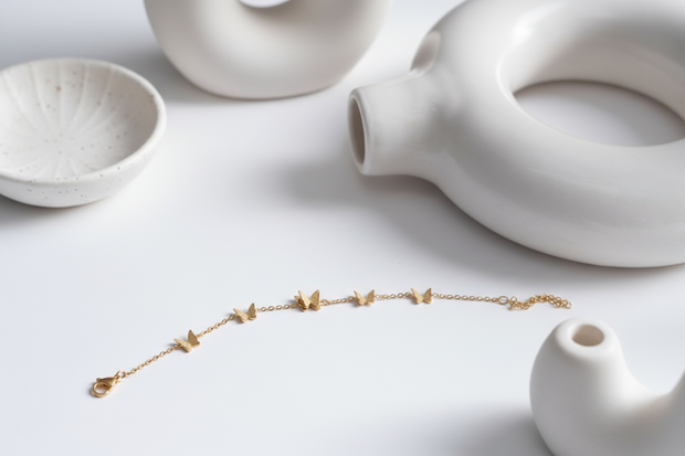 Delicate Golden Butterfly