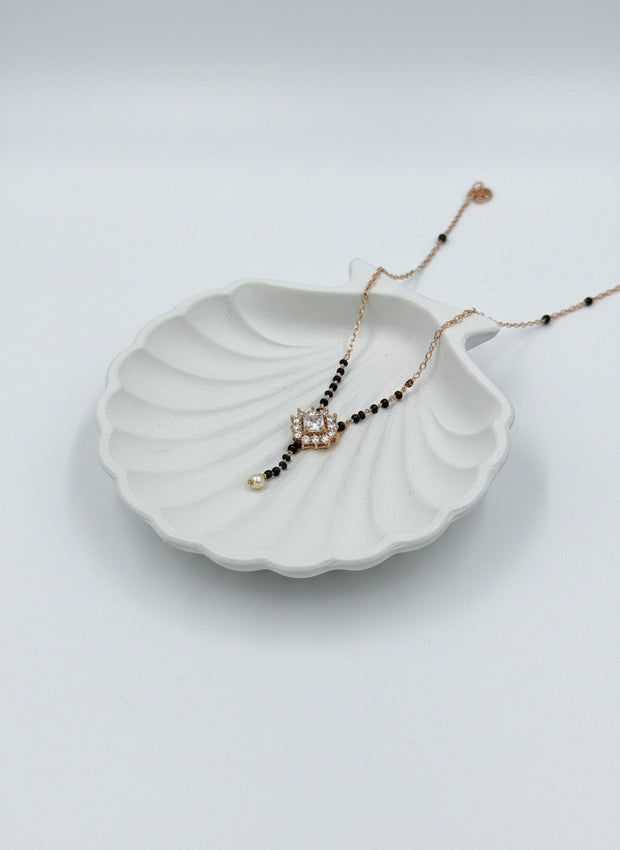 Square Diamond Mangalsutra