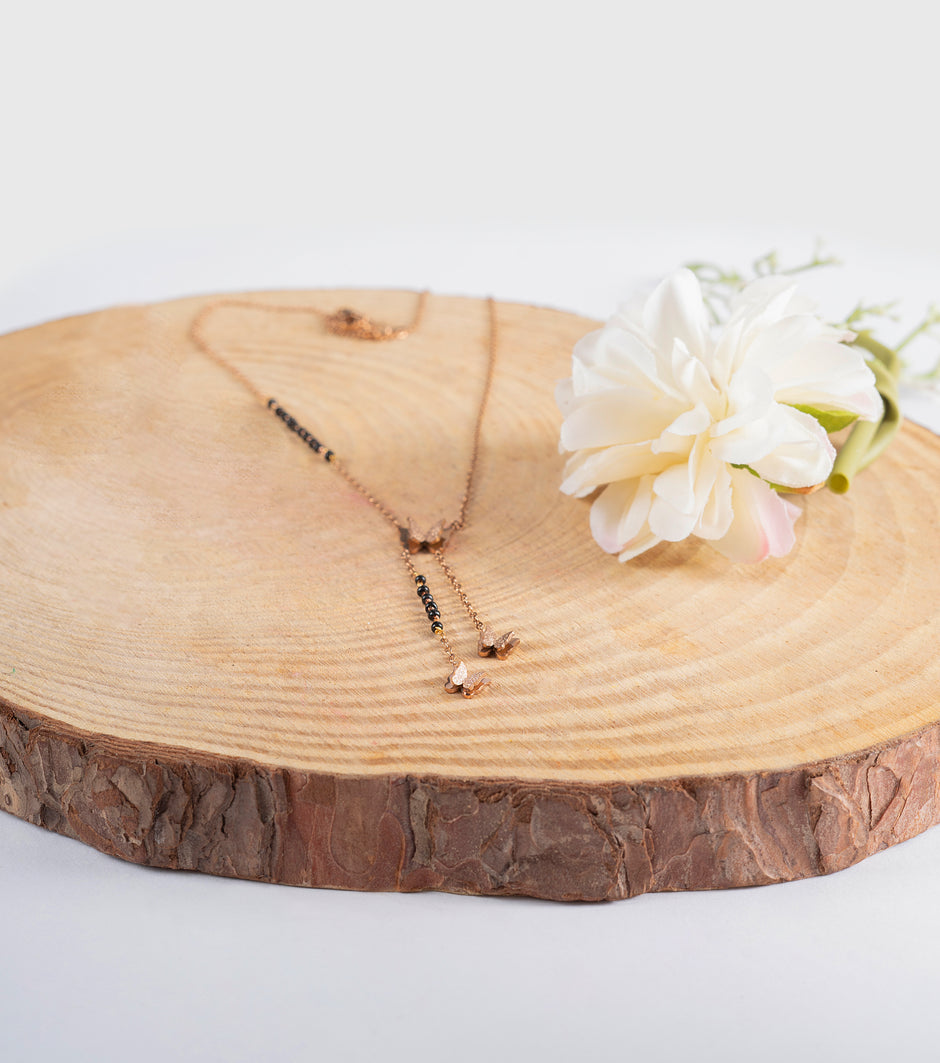 Golden Butterfly Mangalsutra