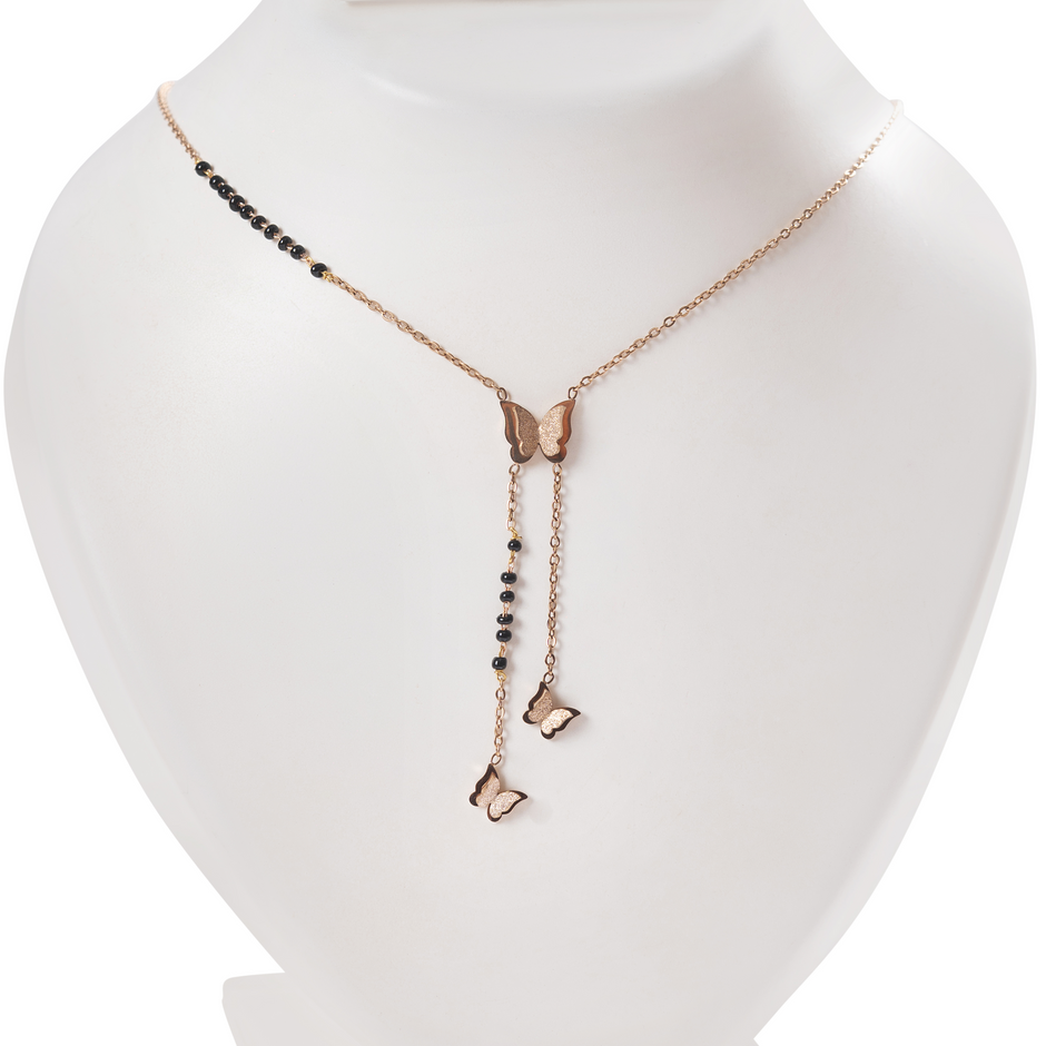 Golden Butterfly Mangalsutra