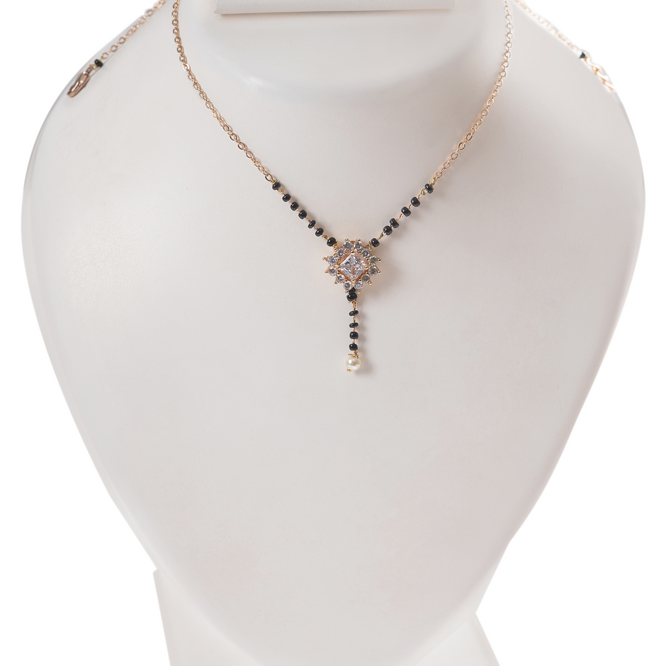Square Diamond Mangalsutra