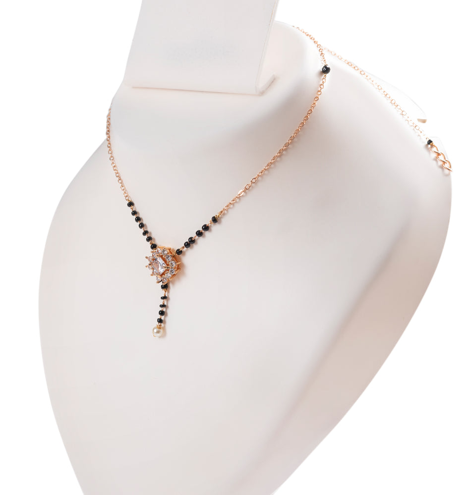 Square Diamond Mangalsutra